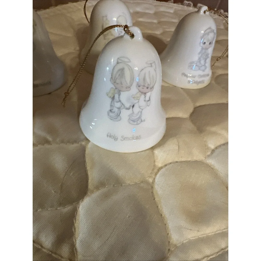 Precious‎ Moments Collectible Bells,  Set Of 4.